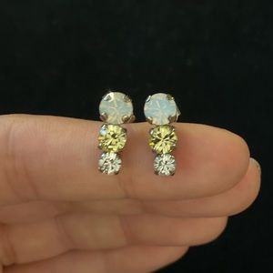 Vintage Sabika Stud Earrings
